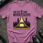 City That Never Sleeps 8pm Curtain T-Shirt