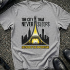City That Never Sleeps 8pm Curtain T-Shirt