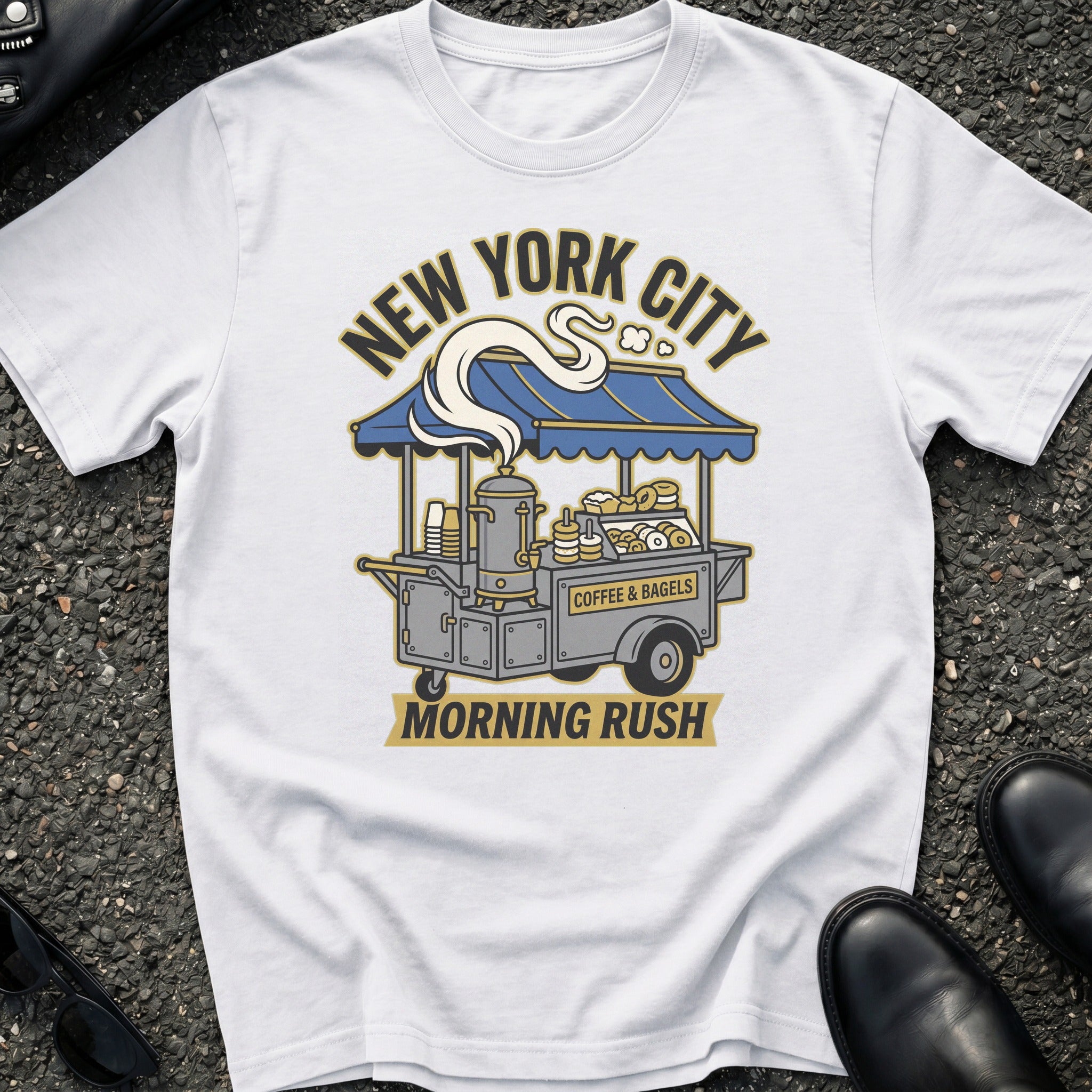 Coffee Cart Morning T-Shirt