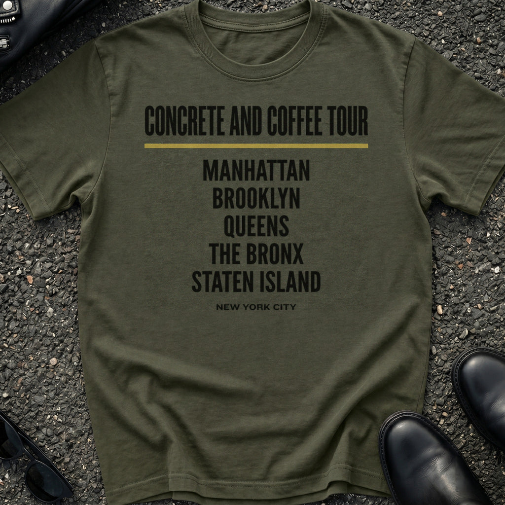 Concrete And Coffee Tour T-Shirt