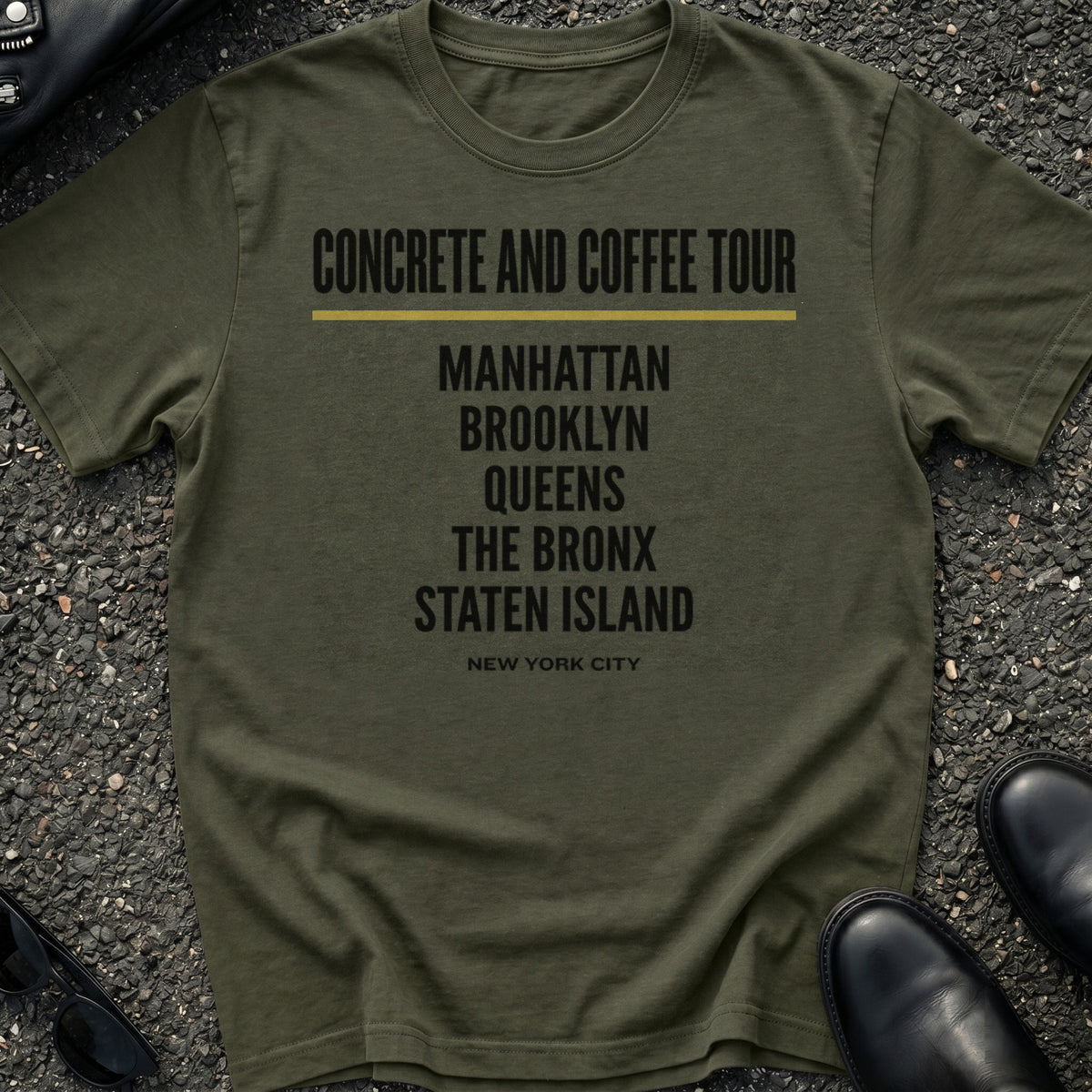 Concrete And Coffee Tour T-Shirt