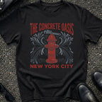 Concrete Oasis Fire Hydrant T-Shirt