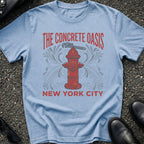 Concrete Oasis Fire Hydrant T-Shirt