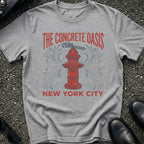 Concrete Oasis Fire Hydrant T-Shirt