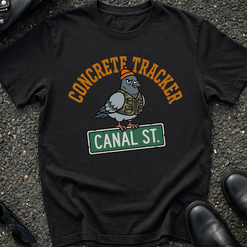 Concrete Tracker Pigeon T-Shirt