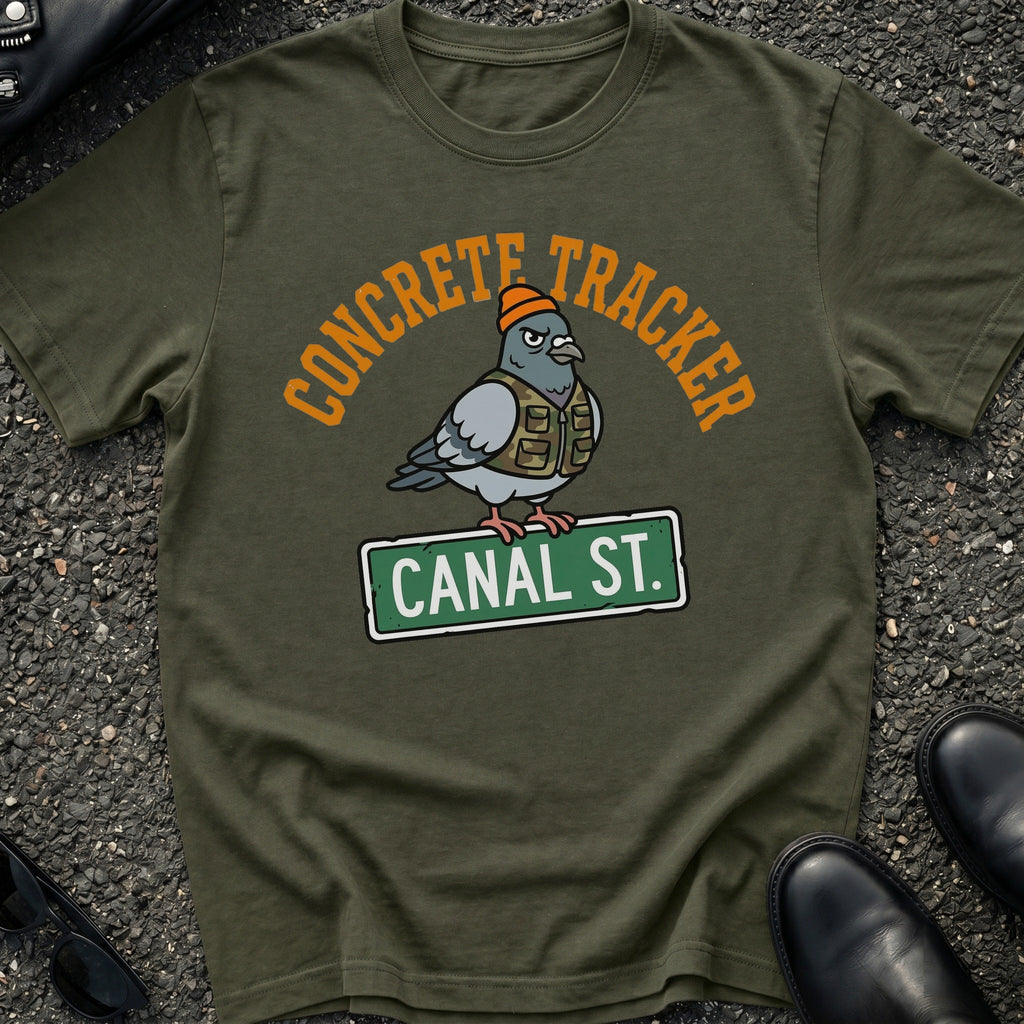 Concrete Tracker Pigeon T-Shirt