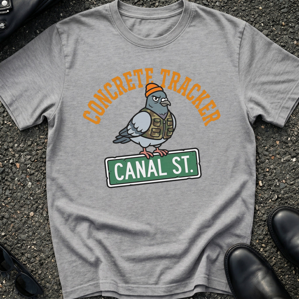 Concrete Tracker Pigeon T-Shirt
