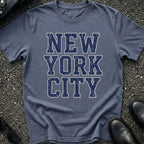 Distressed NYC University T-Shirt