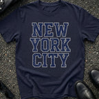 Distressed NYC University T-Shirt