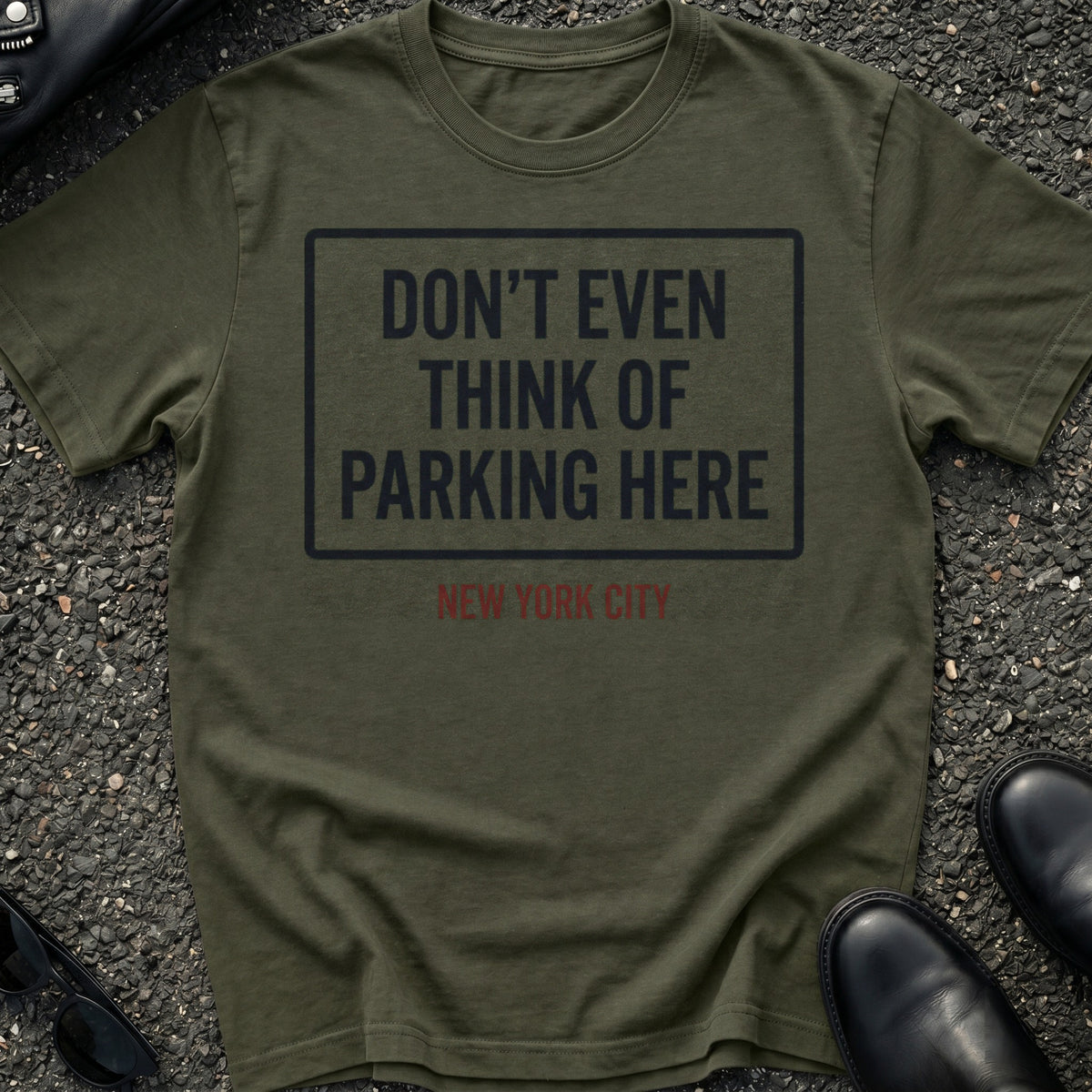 Don't Even Think Plaque T-Shirt