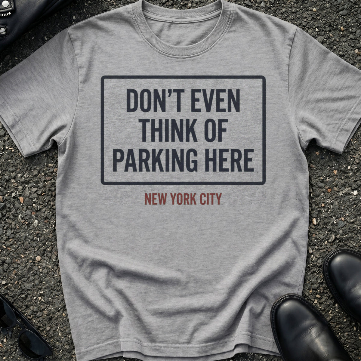 Don't Even Think Plaque T-Shirt