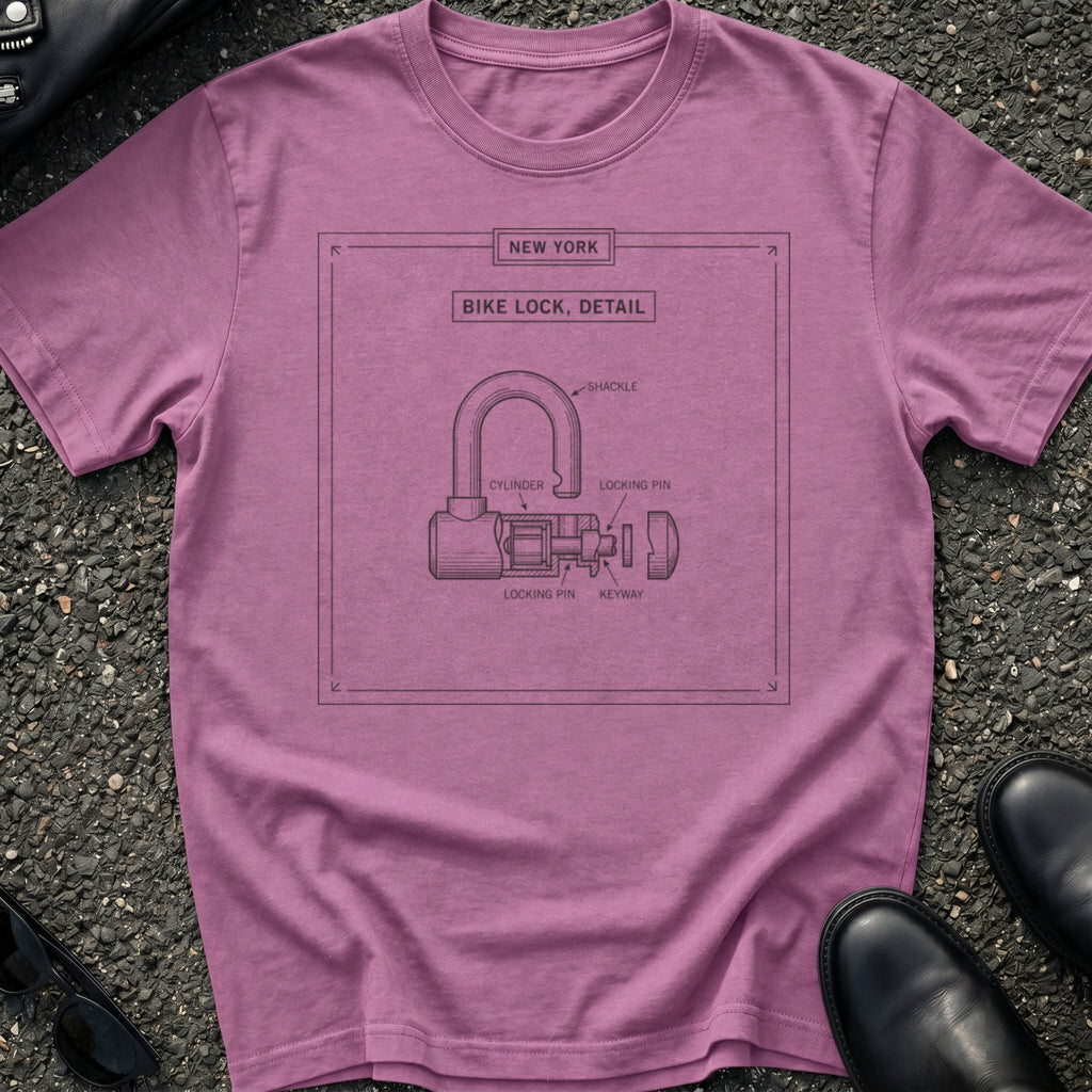 Engraved Bike Lock T-Shirt