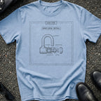 Engraved Bike Lock T-Shirt