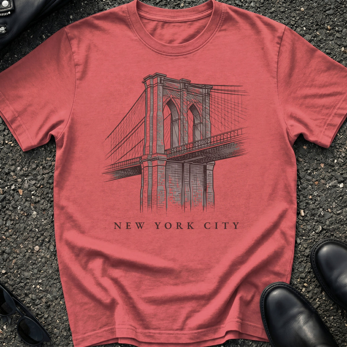 Engraved Bridge Tower T-Shirt