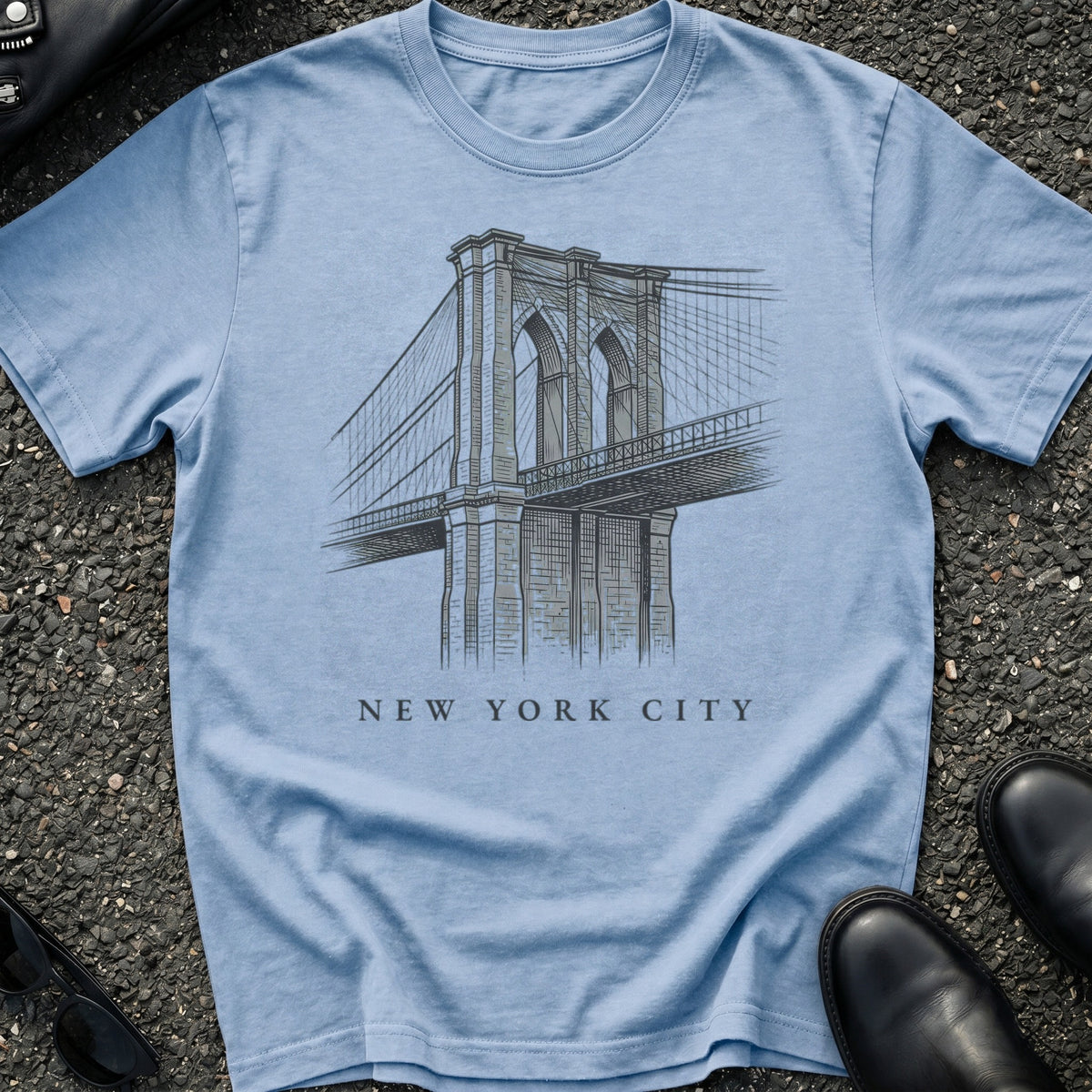 Engraved Bridge Tower T-Shirt