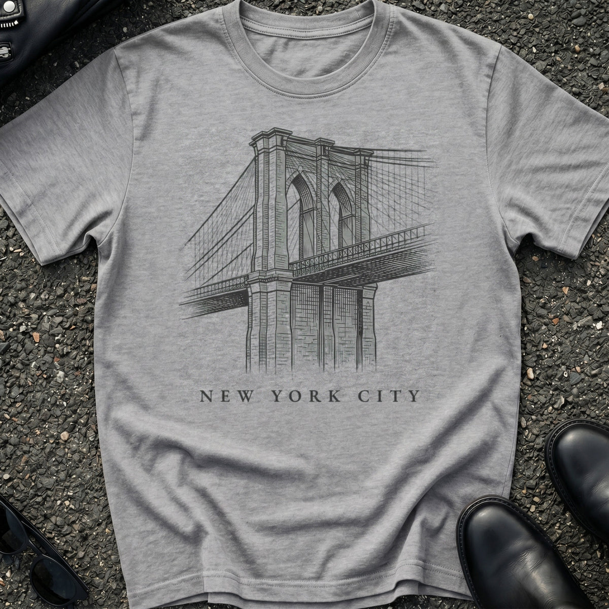 Engraved Bridge Tower T-Shirt