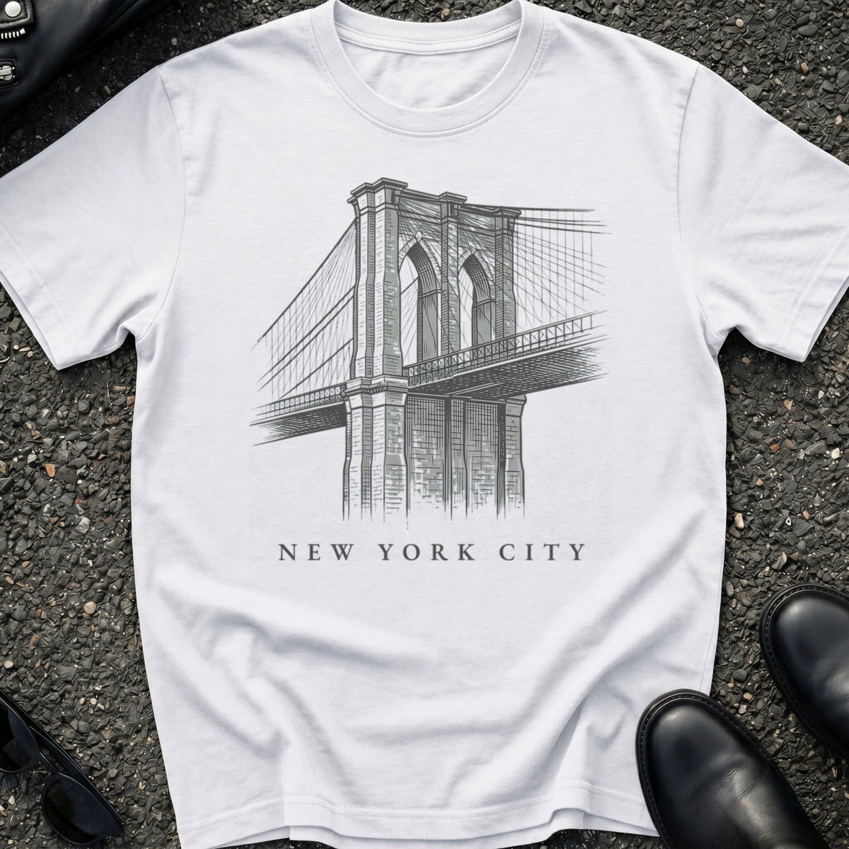 Engraved Bridge Tower T-Shirt