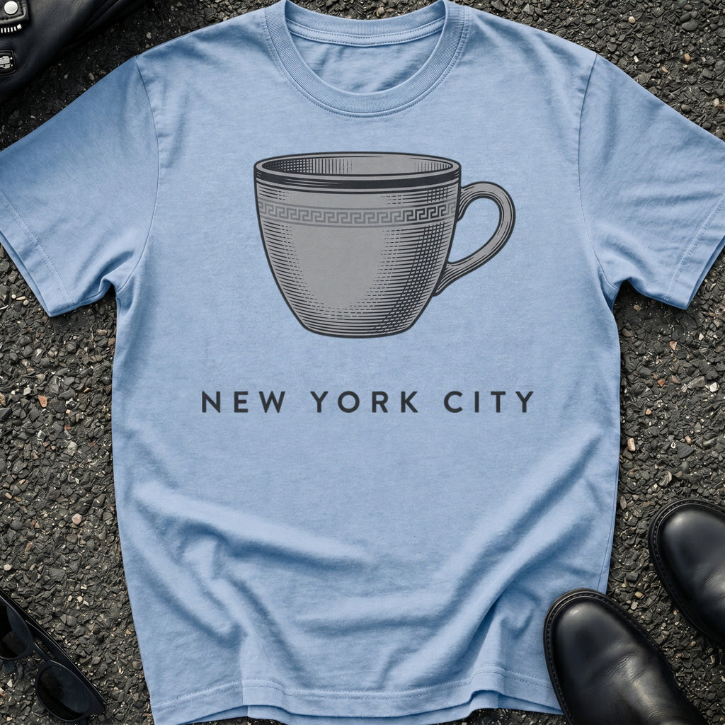 Engraved Coffee Cup T-Shirt