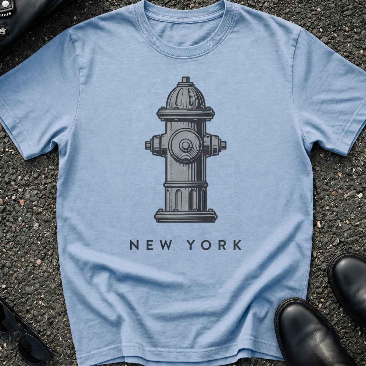 Engraved Hydrant T-Shirt
