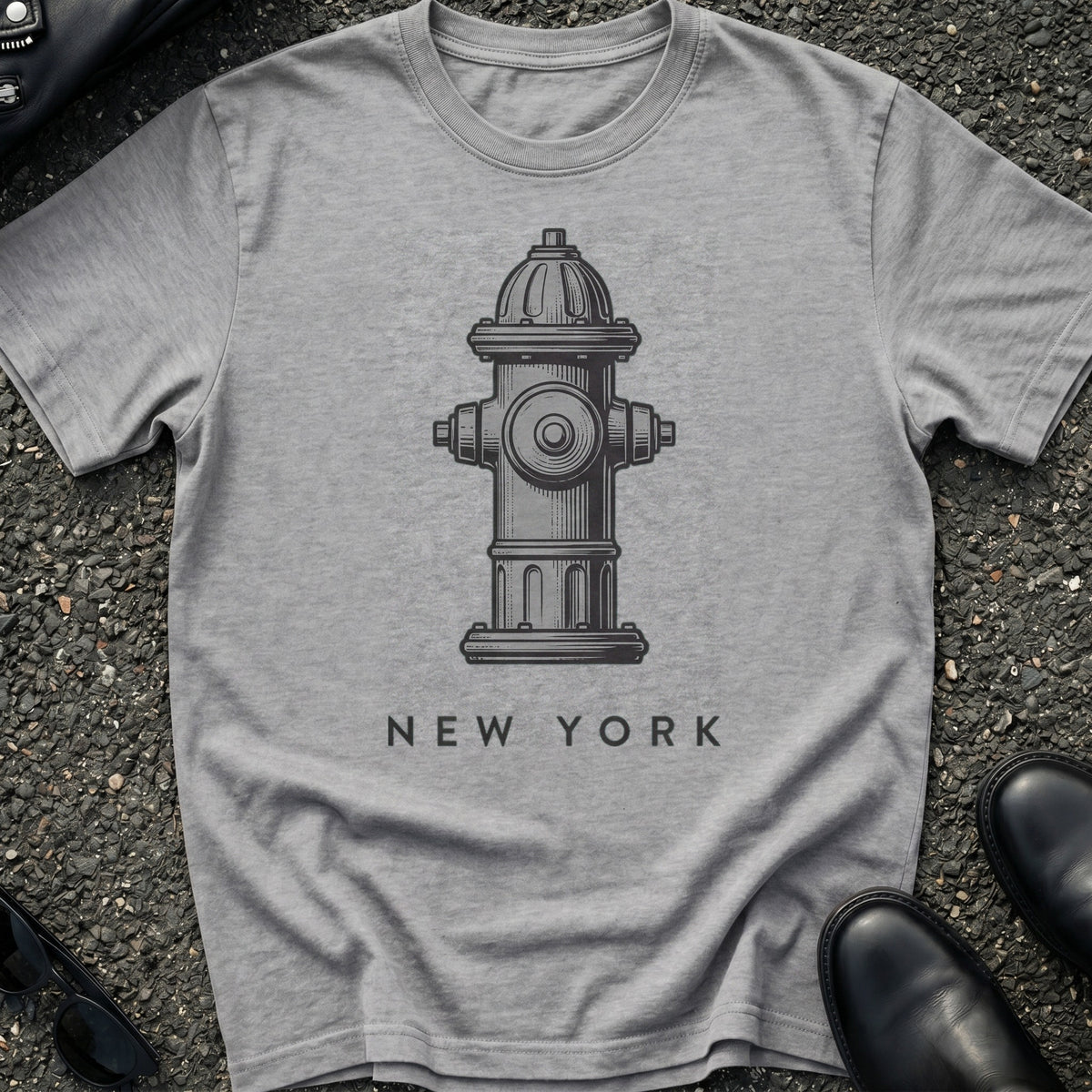 Engraved Hydrant T-Shirt