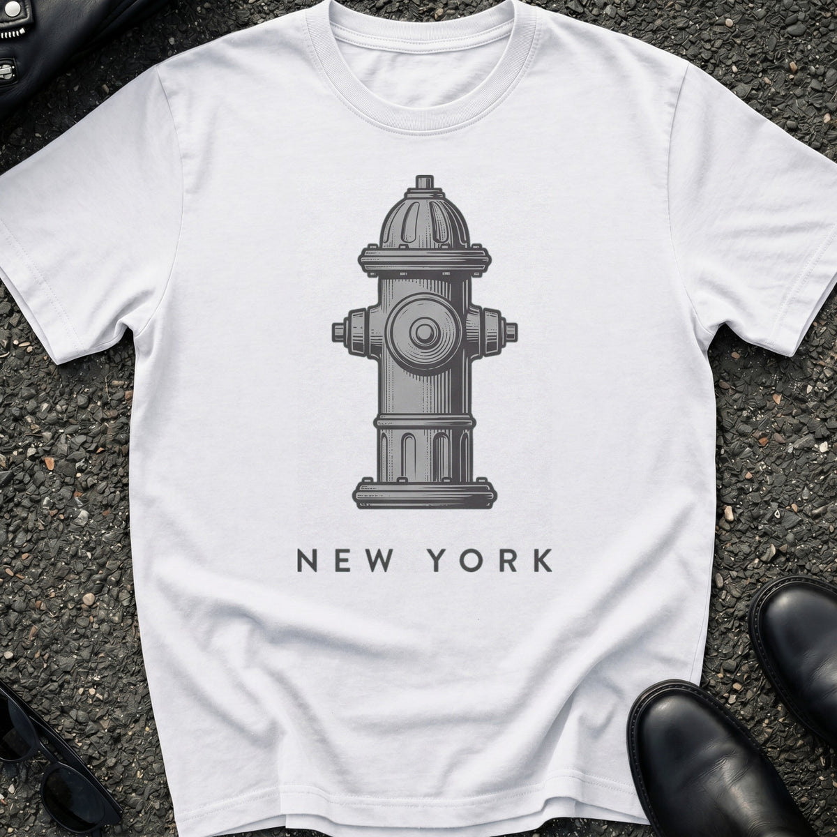 Engraved Hydrant T-Shirt