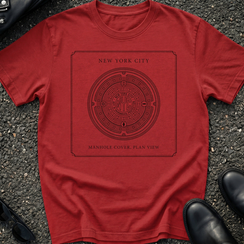 Engraved Manhole Cover T-Shirt