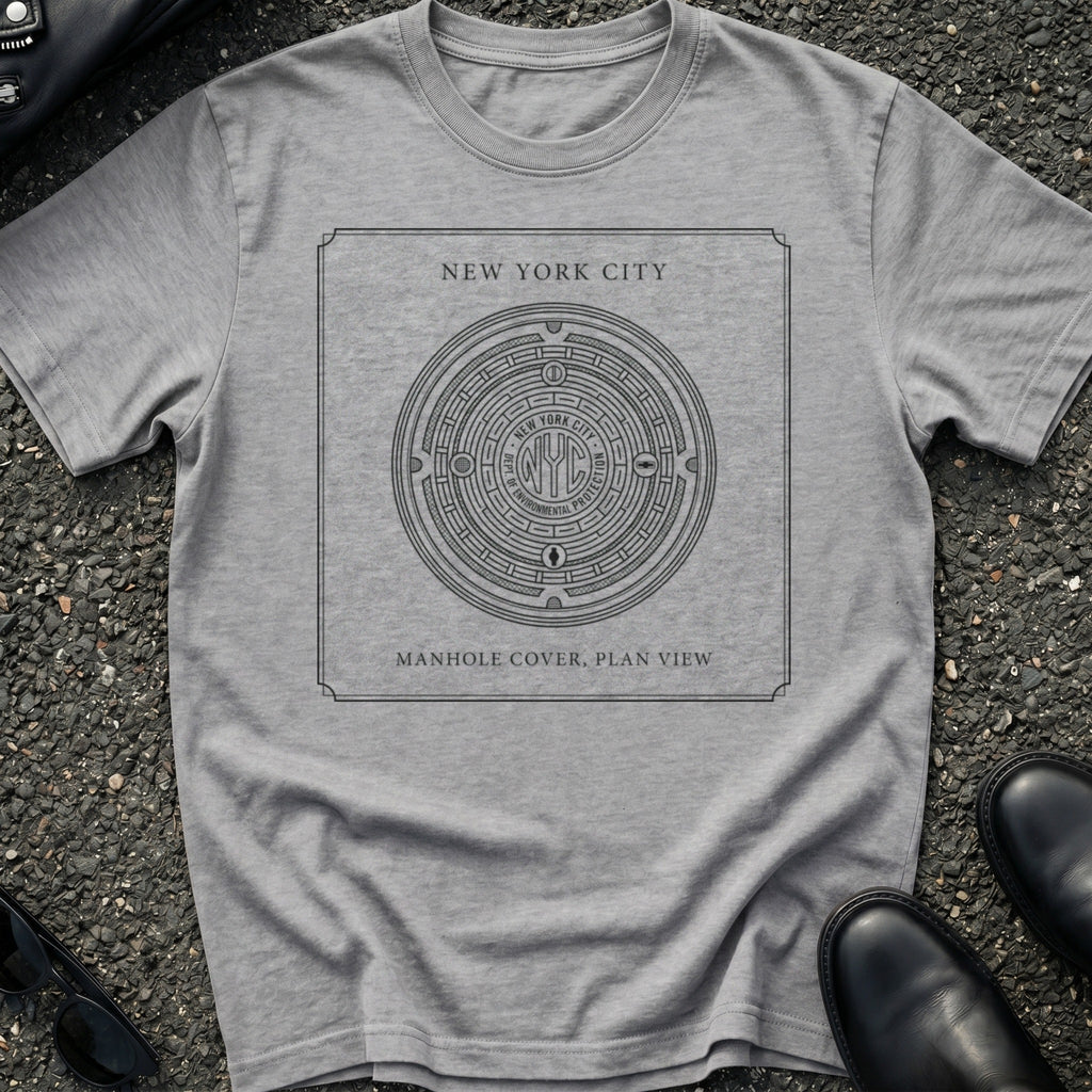 Engraved Manhole Cover T-Shirt