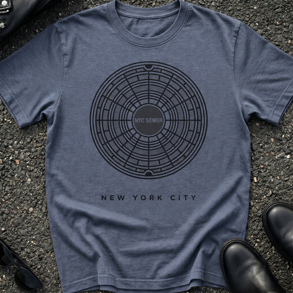 Engraved Manhole T-Shirt