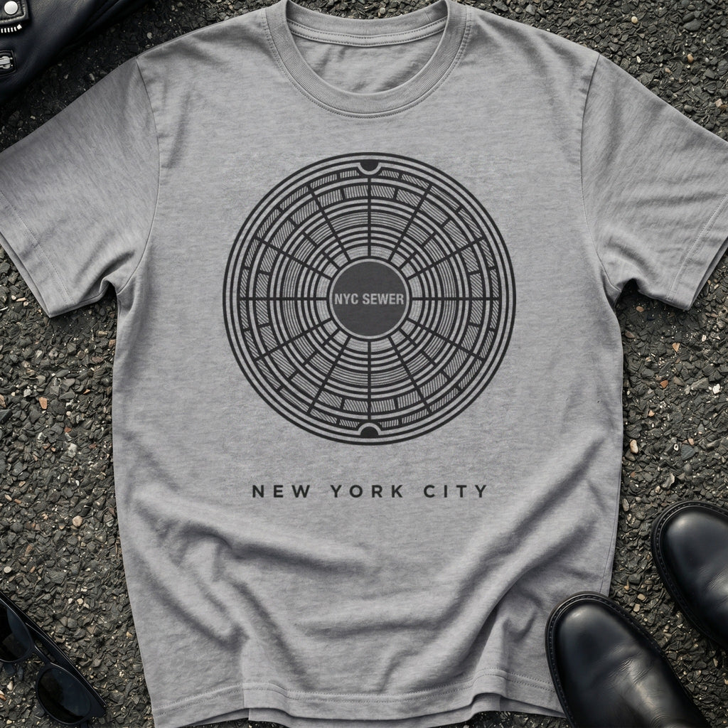 Engraved Manhole T-Shirt