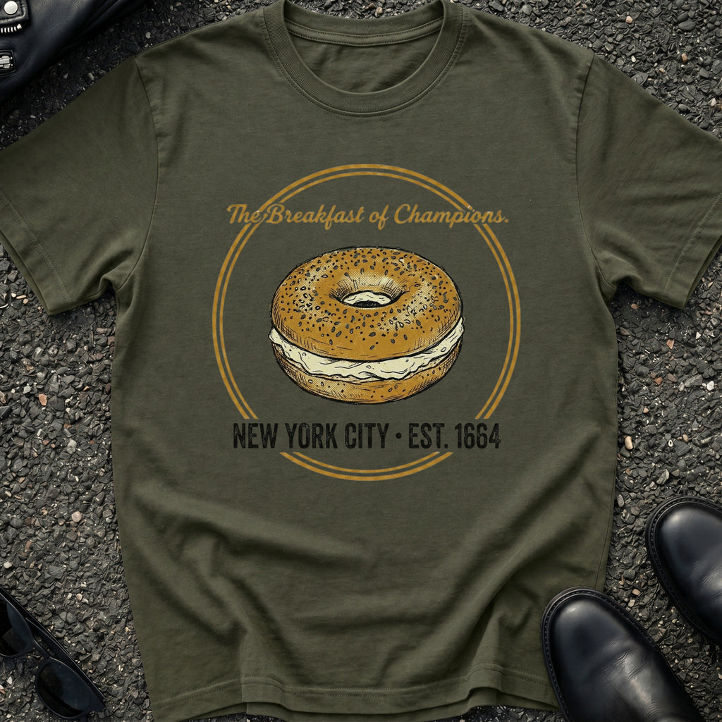 Everything Bagel Breakfast of Champions T-Shirt