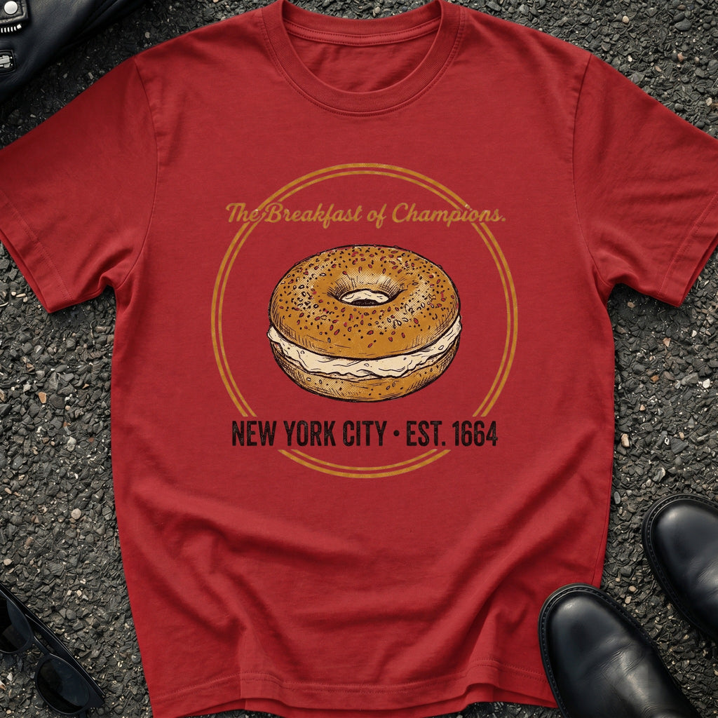 Everything Bagel Breakfast of Champions T-Shirt