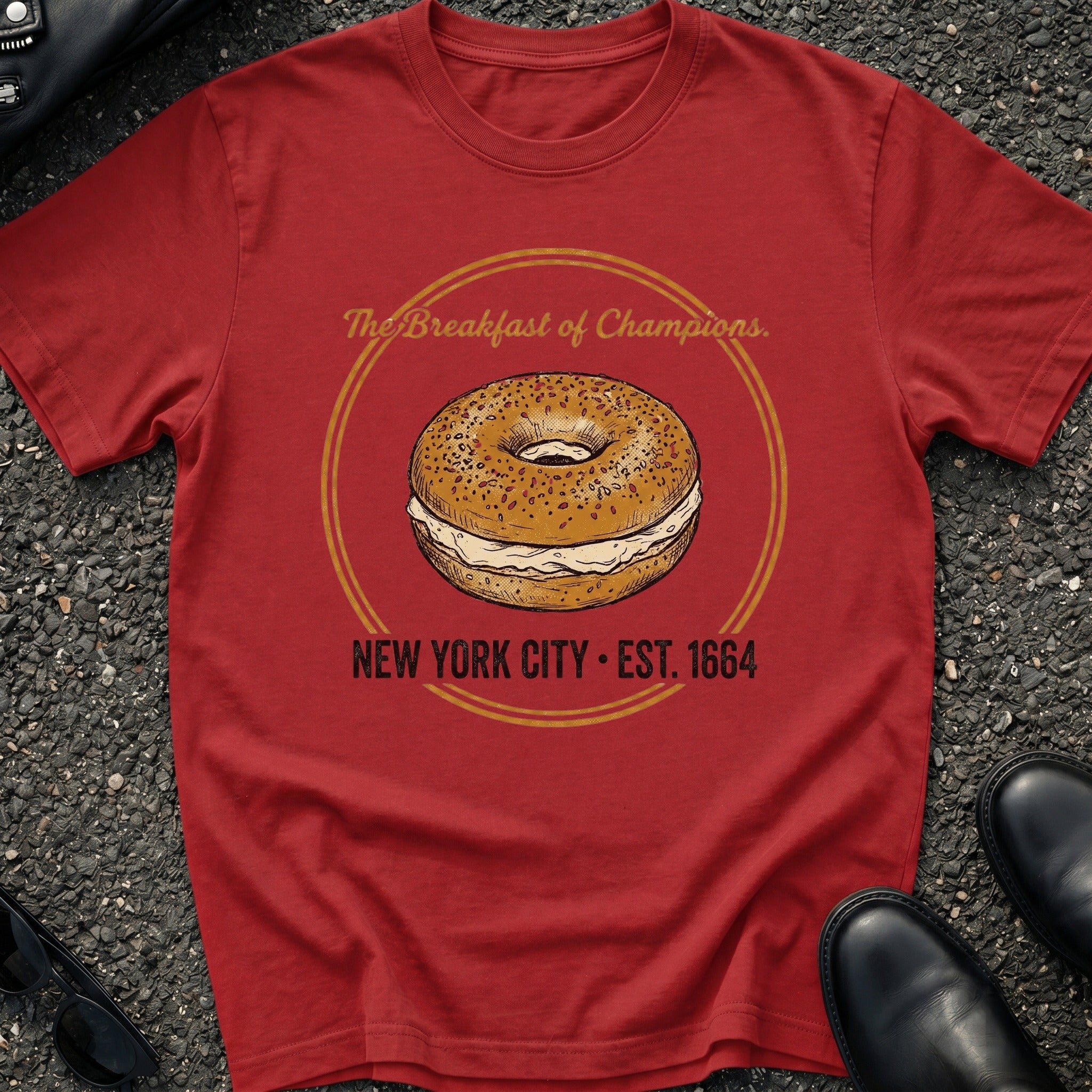 Everything Bagel Breakfast of Champions T-Shirt