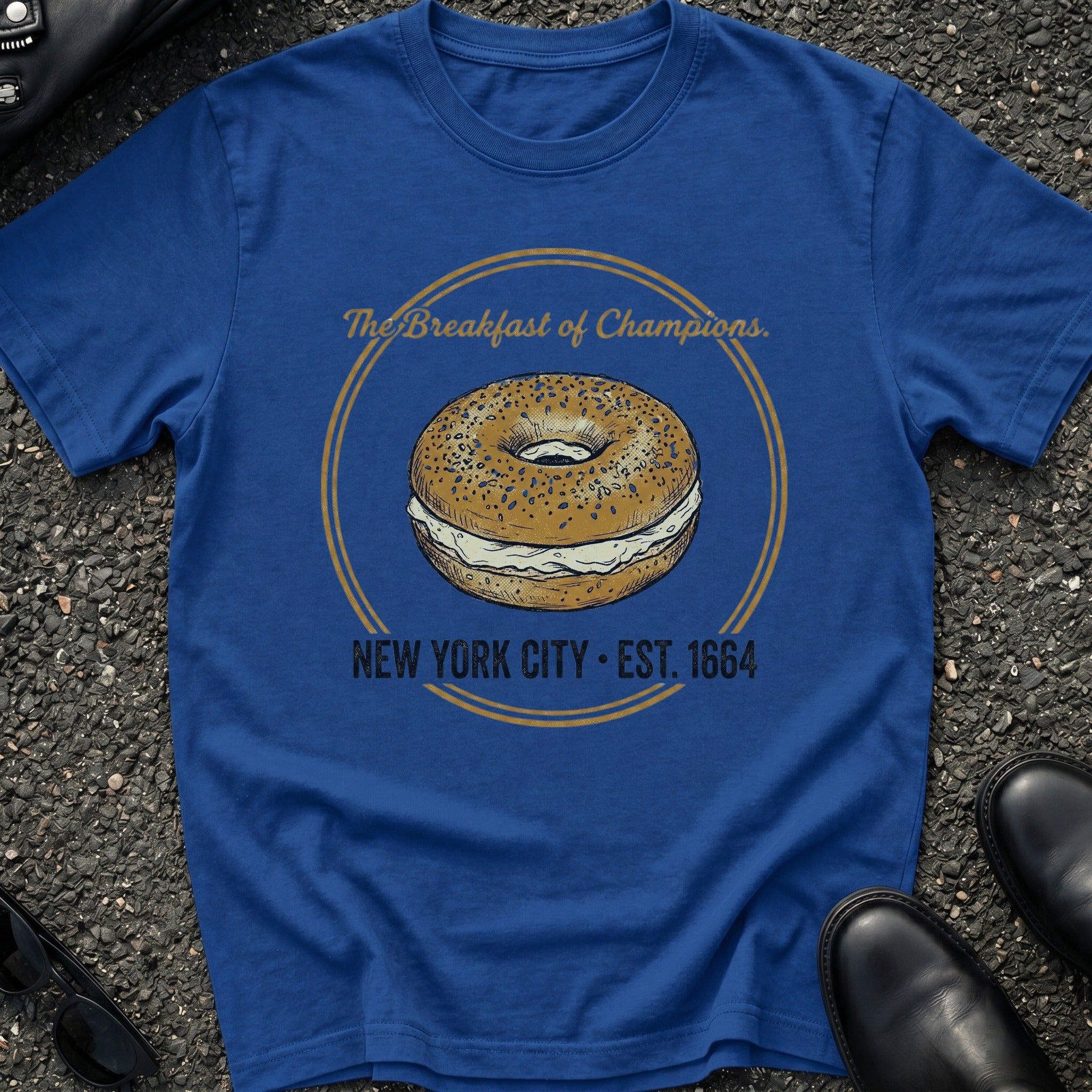 Everything Bagel Breakfast of Champions T-Shirt