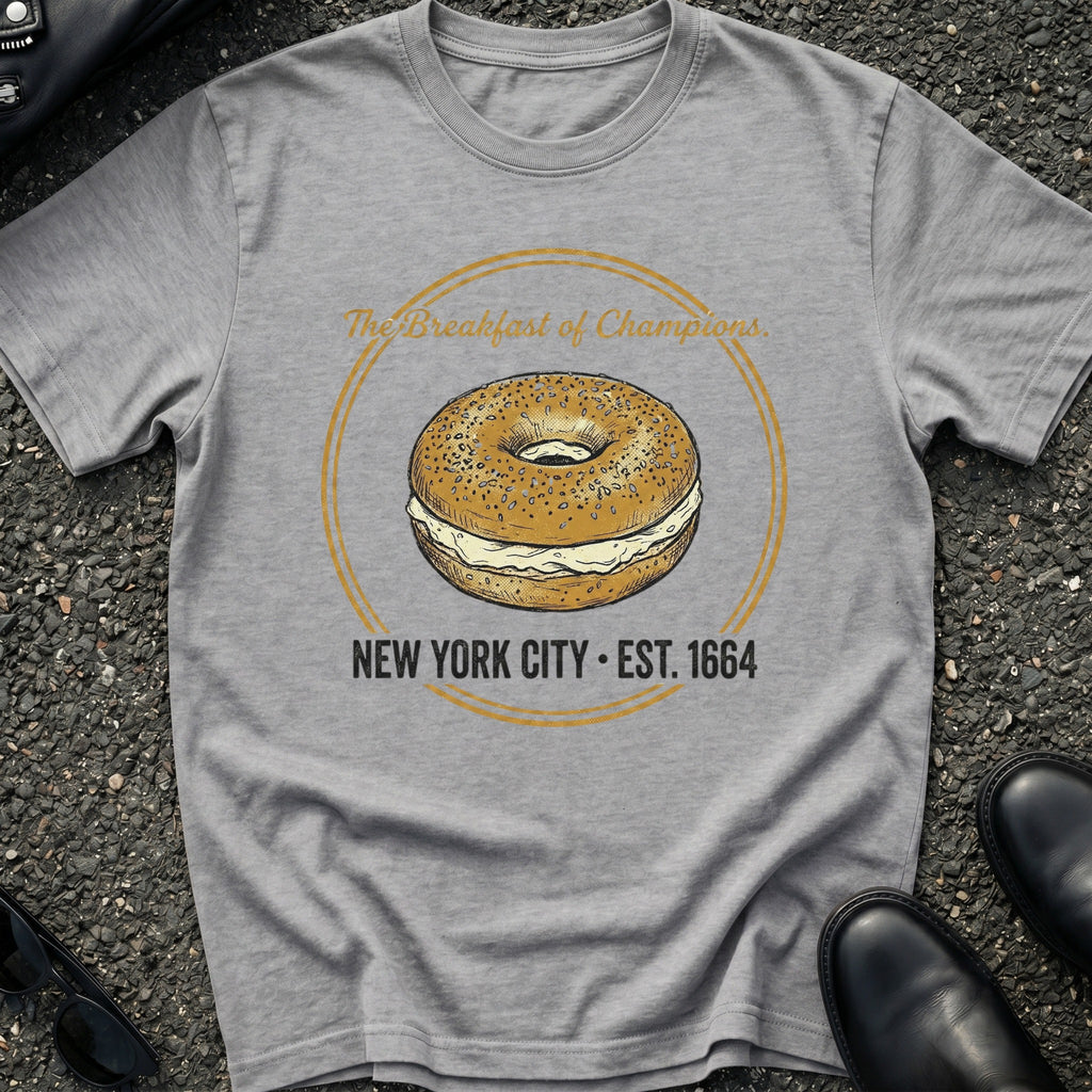 Everything Bagel Breakfast of Champions T-Shirt