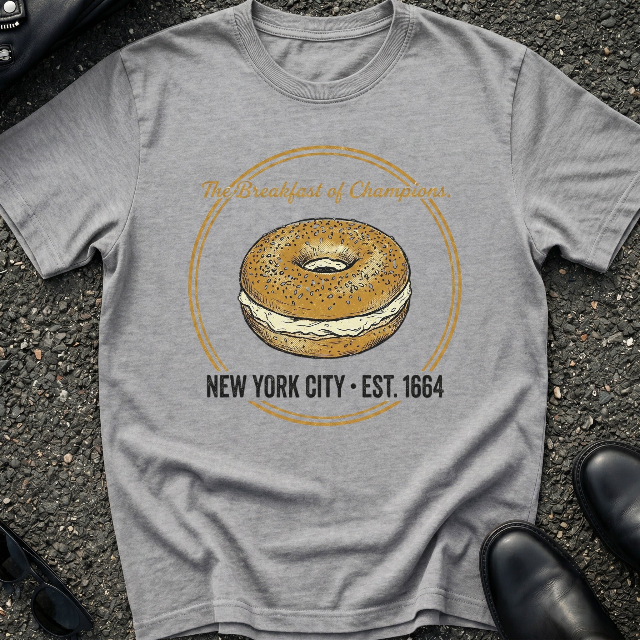 Everything Bagel Breakfast of Champions T-Shirt