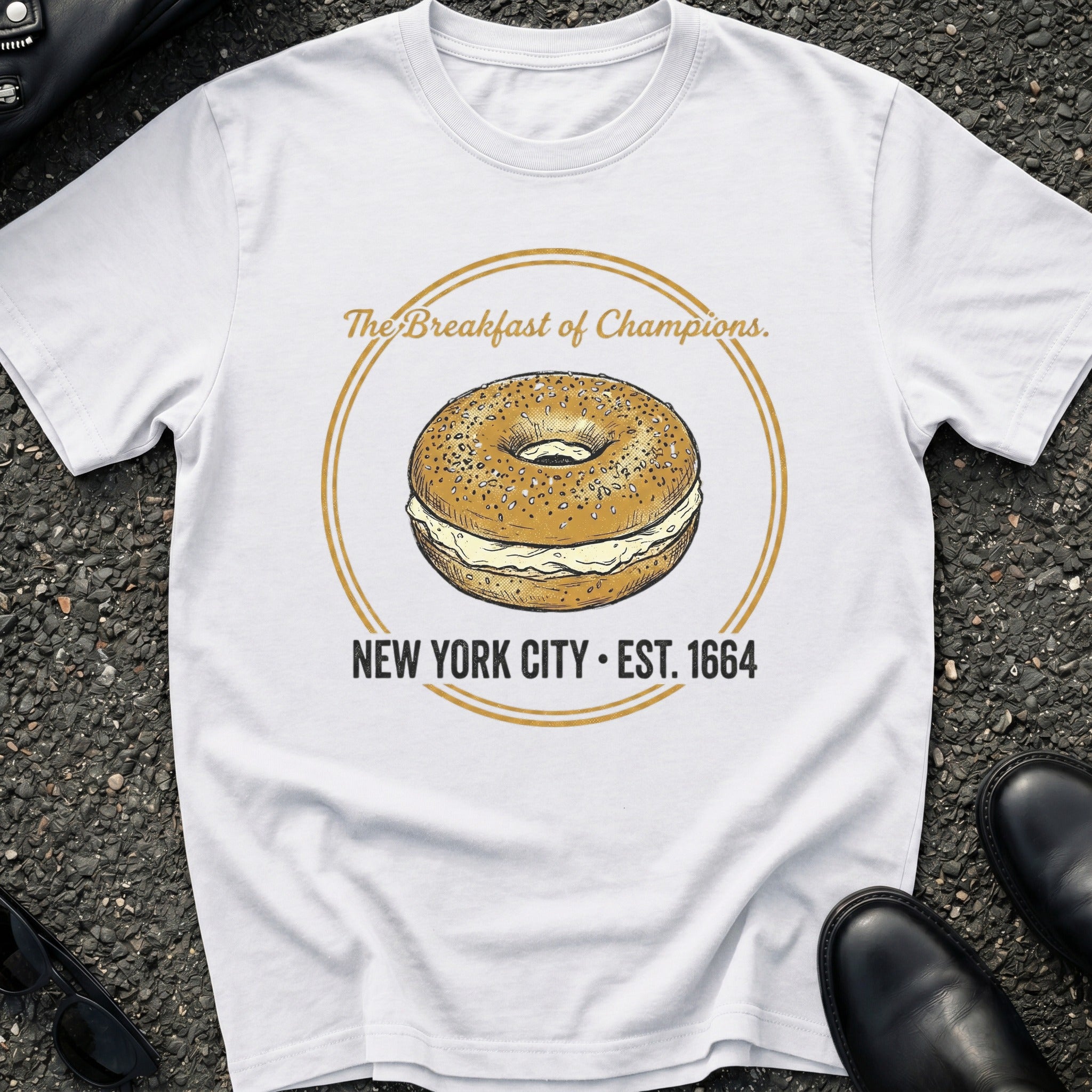 Everything Bagel Breakfast of Champions T-Shirt