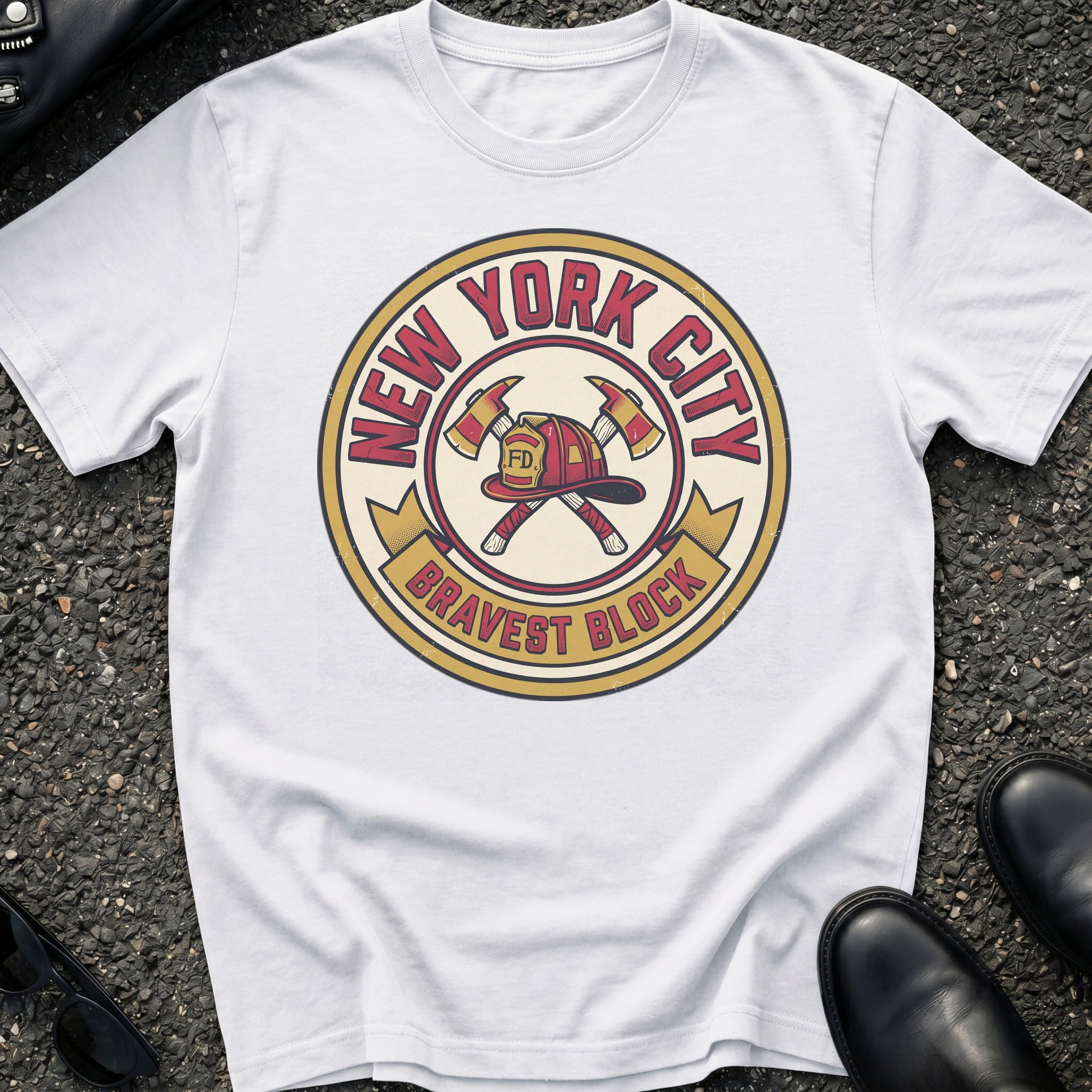Fire Dept Style T-Shirt