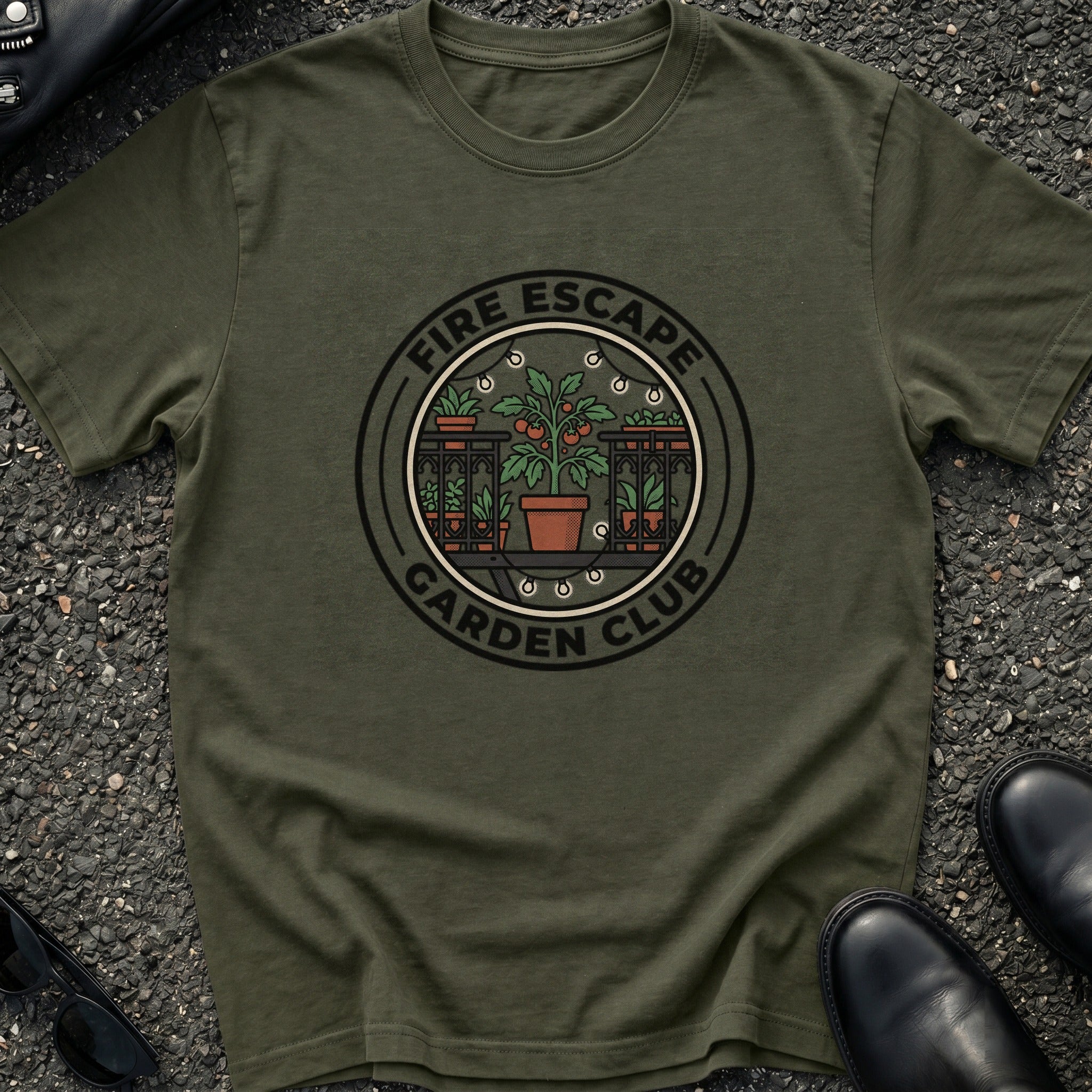 Fire Escape Garden T-Shirt