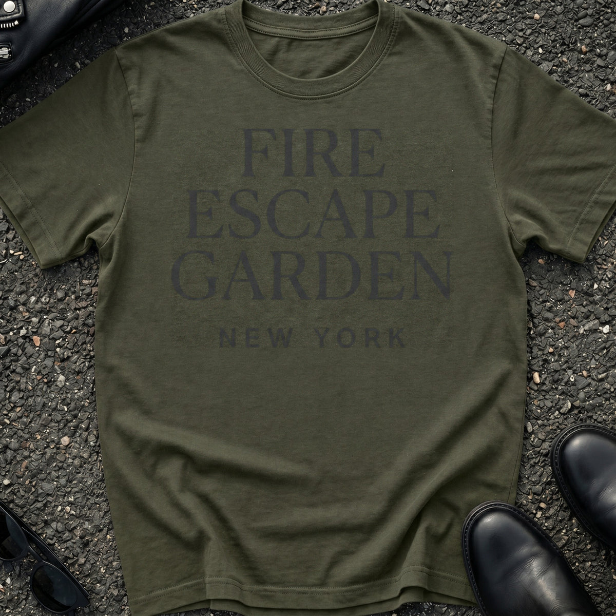 Fire Escape Garden Type T-Shirt
