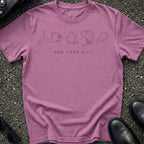 Five Borough Outlines T-Shirt