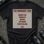 Five Boroughs Tour T-Shirt