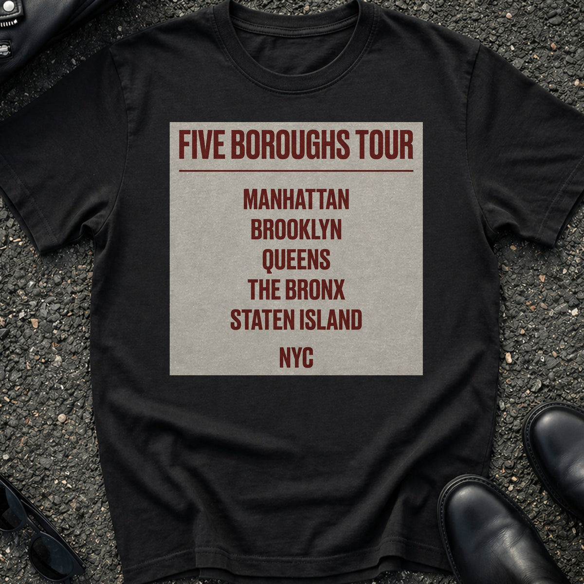 Five Boroughs Tour T-Shirt