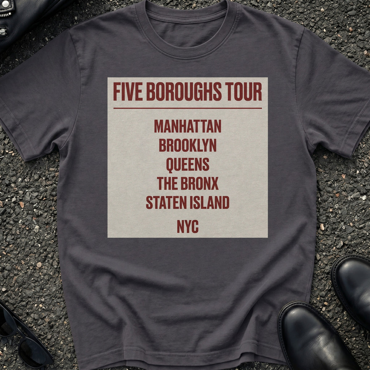 Five Boroughs Tour T-Shirt