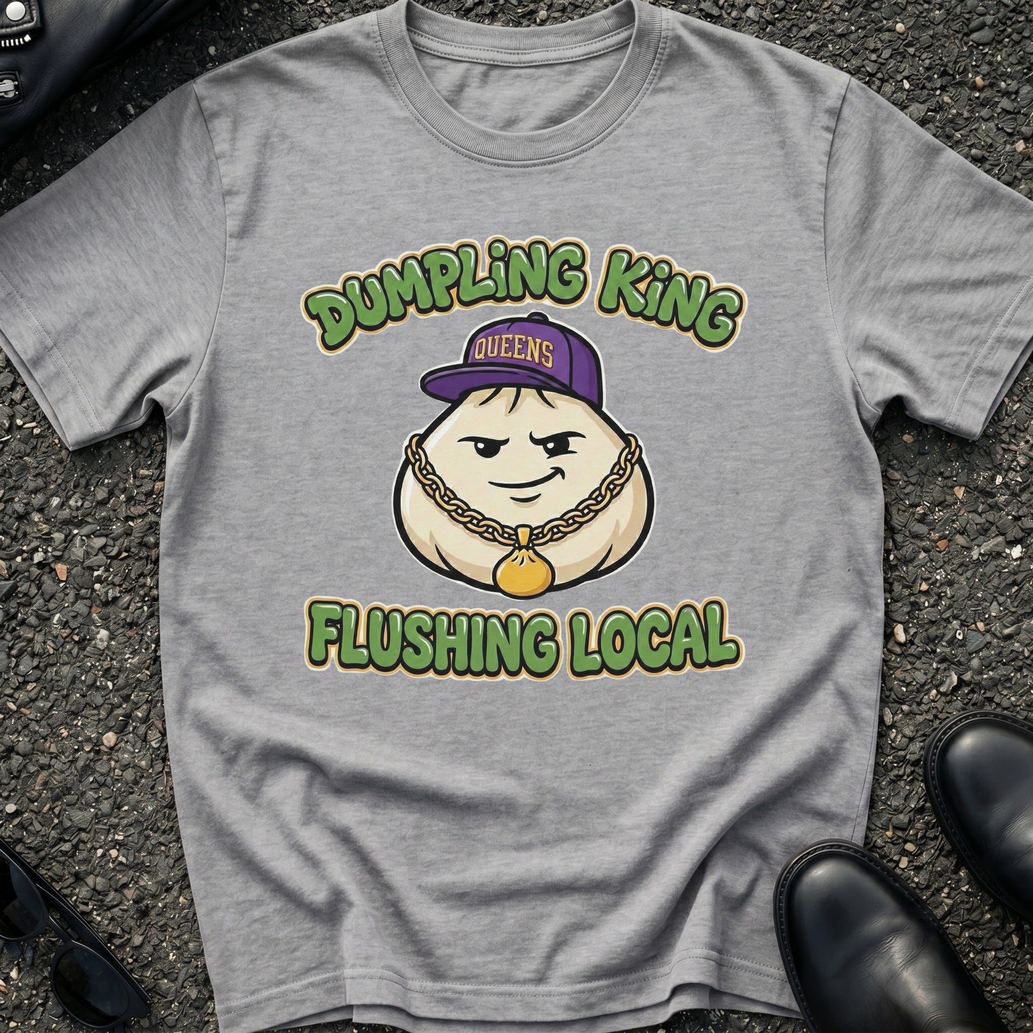 Flushing Local Dumpling King T-Shirt