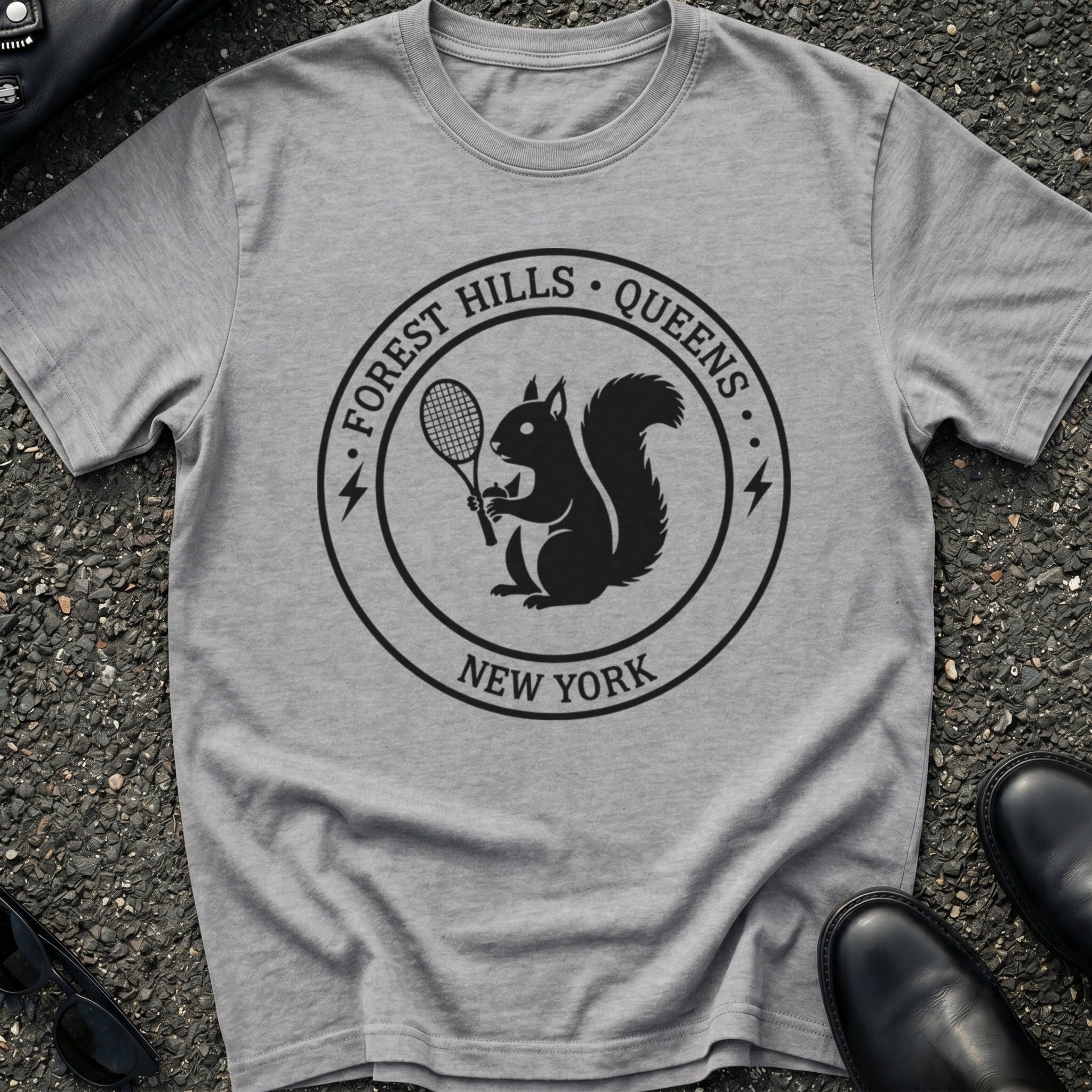 Forest Hills Tennis Squirrel 2 T-Shirt