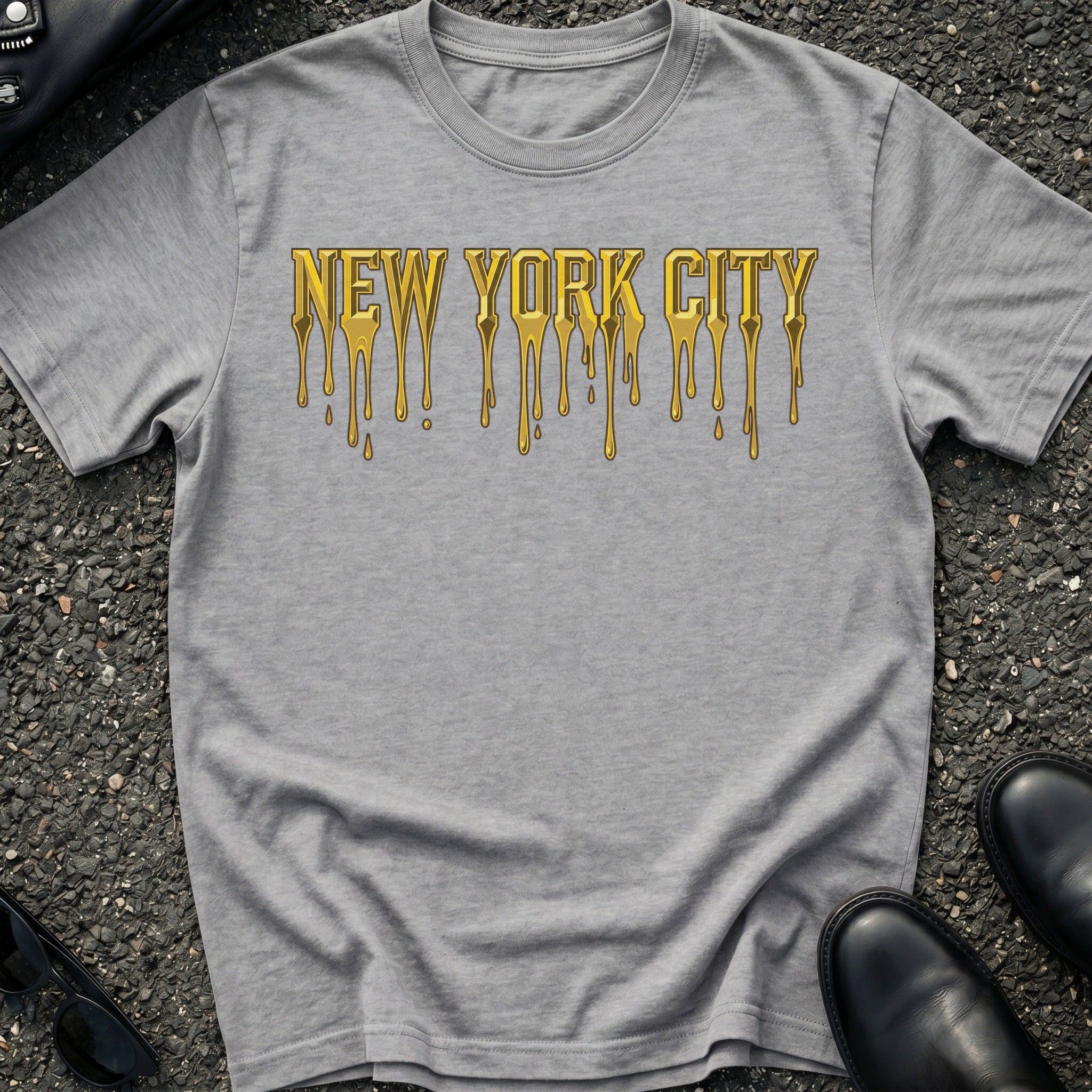 Gold Embossed T-Shirt