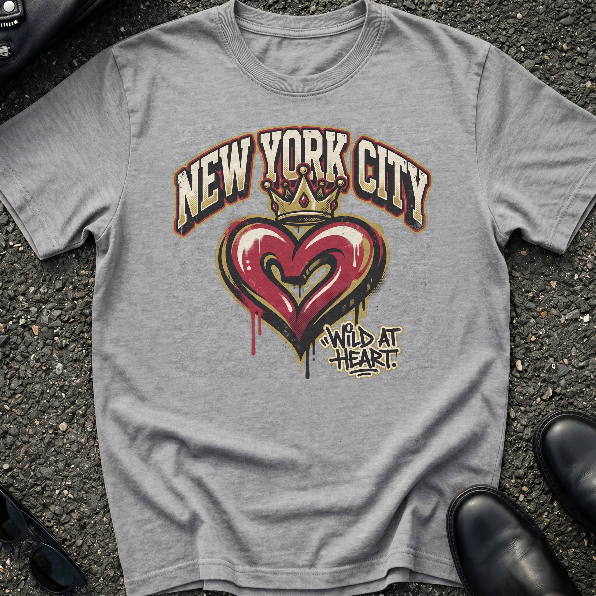 Graffiti Heart NYC T-Shirt