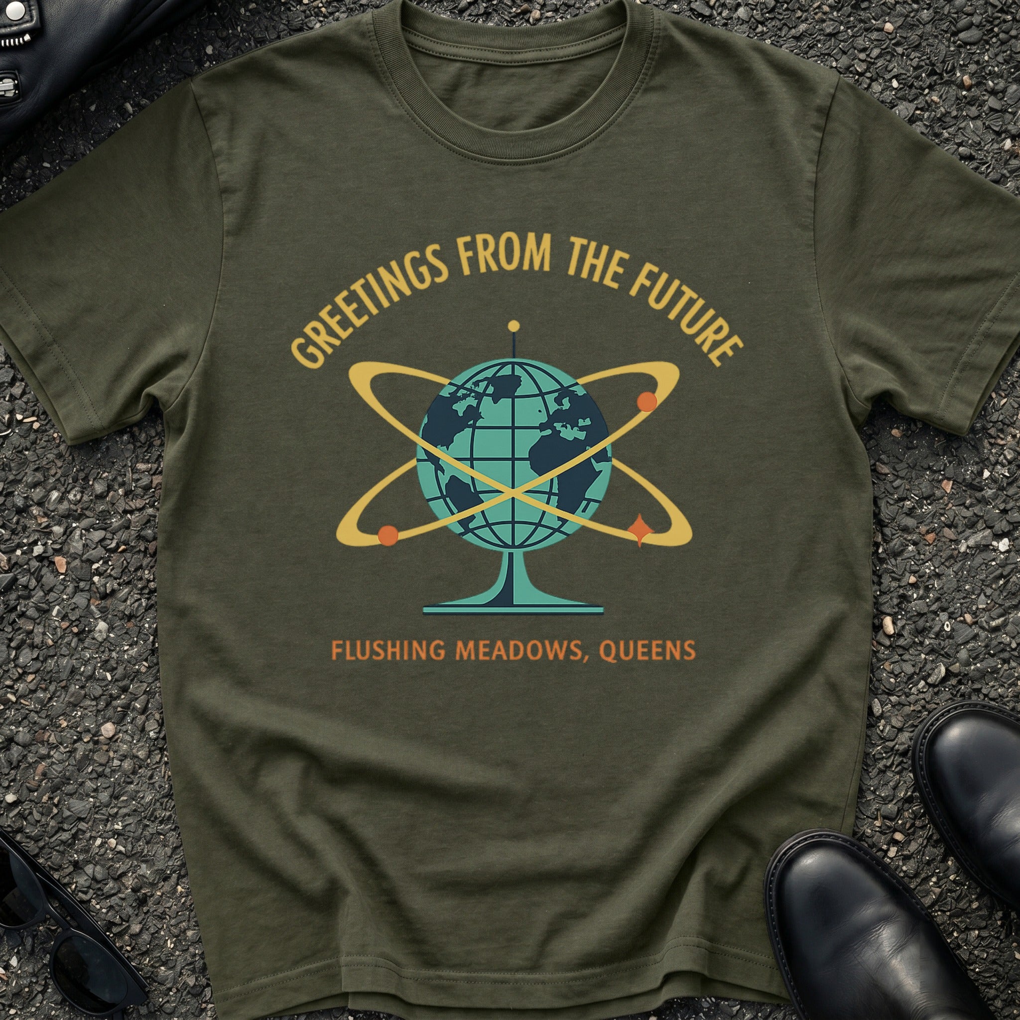 Greetings From The Future Flushing Meadows T-Shirt