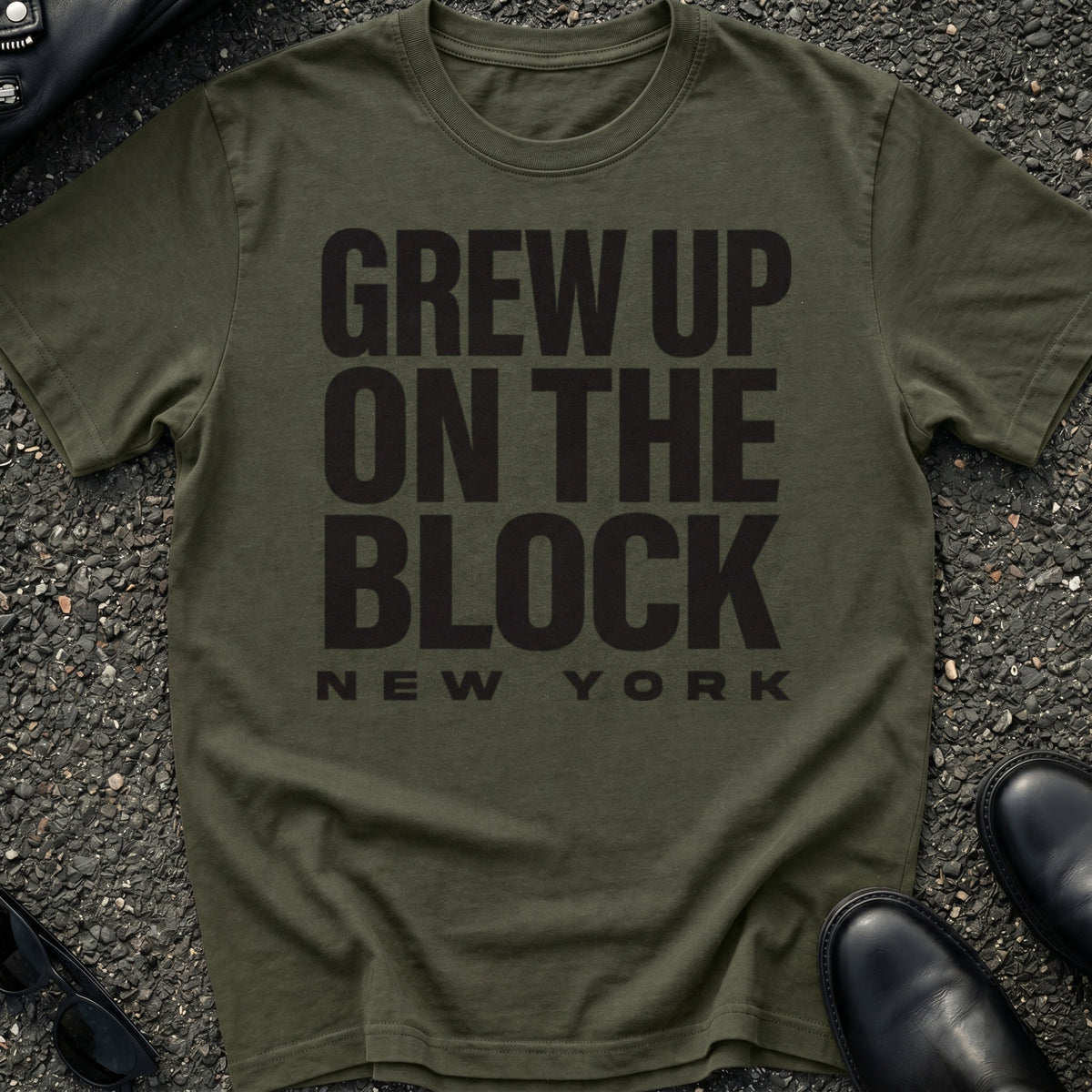 Grew Up On The Block T-Shirt