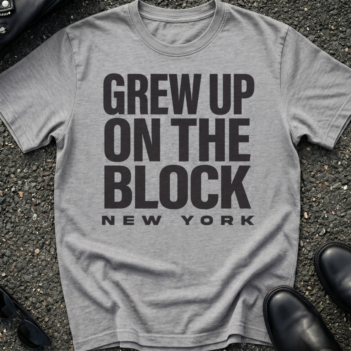 Grew Up On The Block T-Shirt